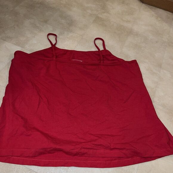 Roamans Red Camisole Top w/ Adjustable Straps - Size 4XL 34/36 - Picture 6 of 6